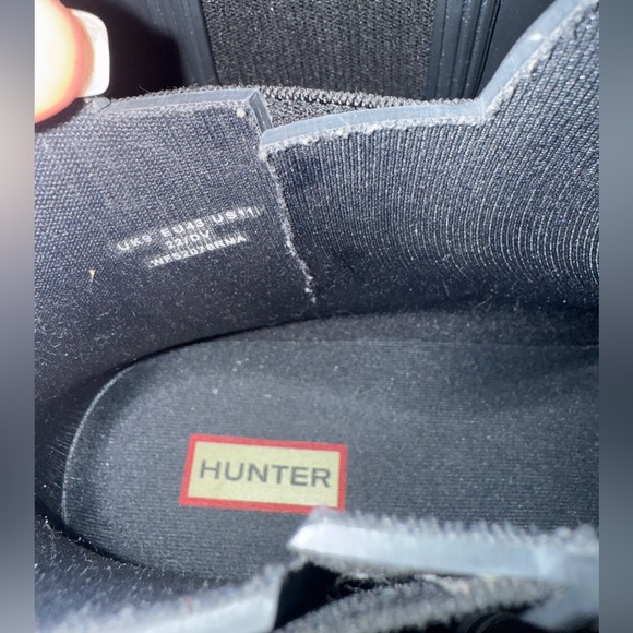 Hunter Original Chelsea Matte Ankle Rain Boots Women’s 11 Black EU 43 UK 9 - Picture 9 of 10